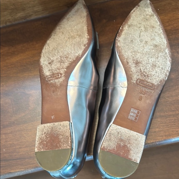 Coach Metallic Silver Women's Loafers - Picture 11 of 11